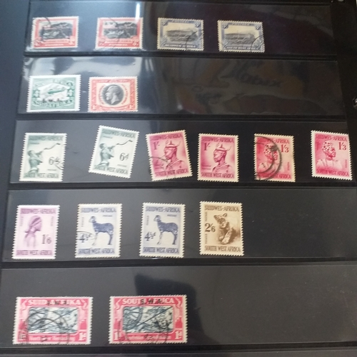 279 - South and South West Africa collection, mint and used from early in a 2 ring binder.  Includes COGH,... 