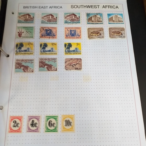 279 - South and South West Africa collection, mint and used from early in a 2 ring binder.  Includes COGH,... 