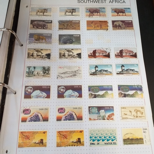 279 - South and South West Africa collection, mint and used from early in a 2 ring binder.  Includes COGH,... 
