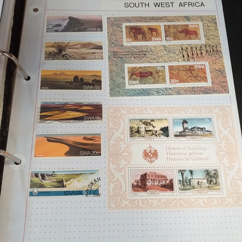 279 - South and South West Africa collection, mint and used from early in a 2 ring binder.  Includes COGH,... 