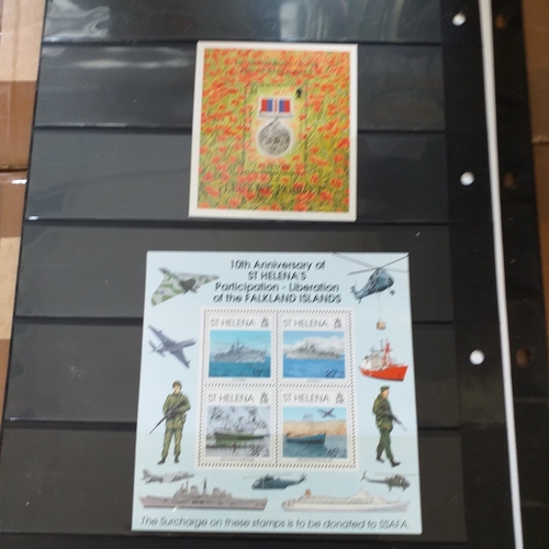 281 - St Helena small selection on 7 album sheets / stock cards, mint and used from early. Early issues re... 