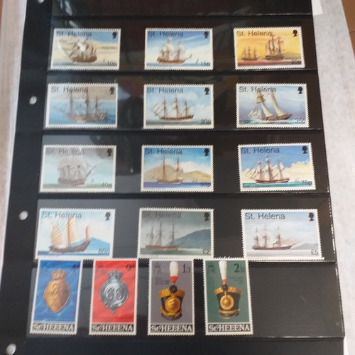 281 - St Helena small selection on 7 album sheets / stock cards, mint and used from early. Early issues re... 