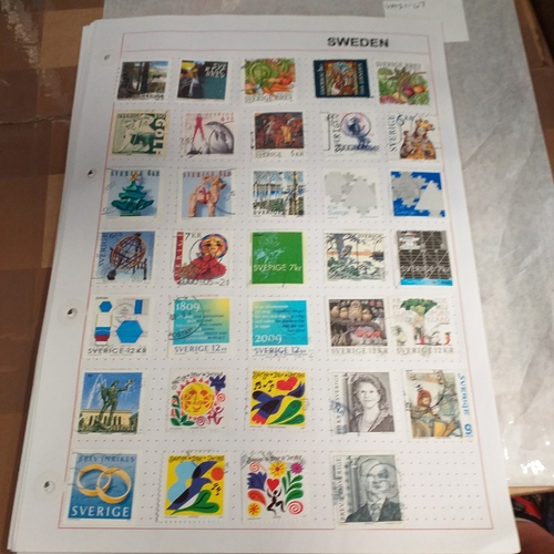 293 - Sweden collection on approx 35+ album pages, from early to early 2000's, earlier issues show good po... 