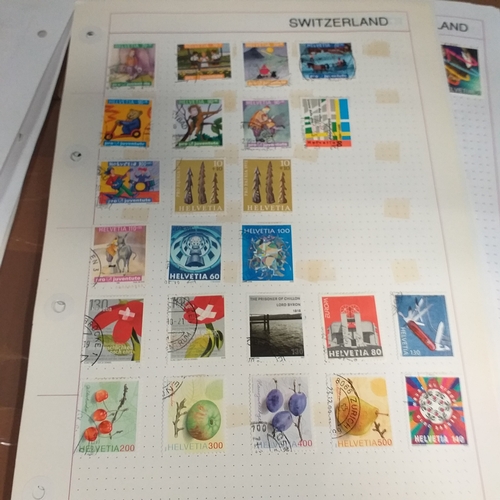 296 - Switzerland a nice collection on approx 40 album sheets, from early to late 1990's, includes a good ... 