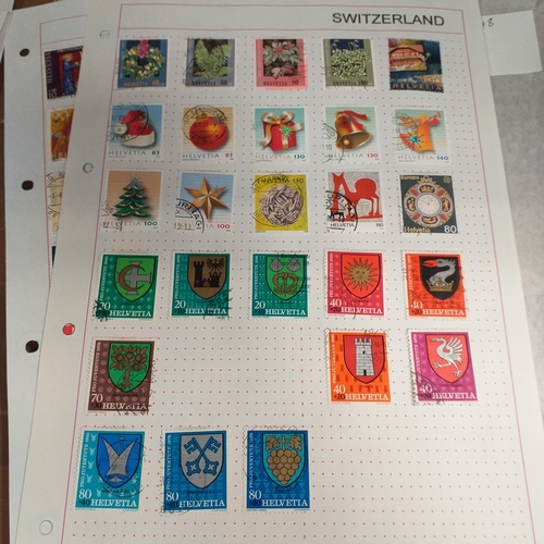 296 - Switzerland a nice collection on approx 40 album sheets, from early to late 1990's, includes a good ... 