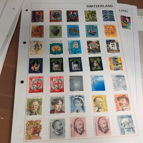 296 - Switzerland a nice collection on approx 40 album sheets, from early to late 1990's, includes a good ... 