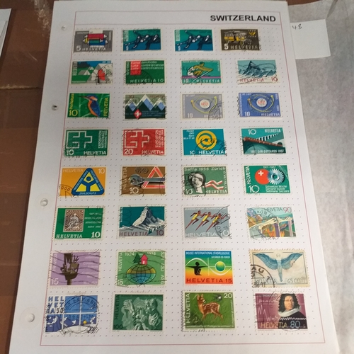 296 - Switzerland a nice collection on approx 40 album sheets, from early to late 1990's, includes a good ... 