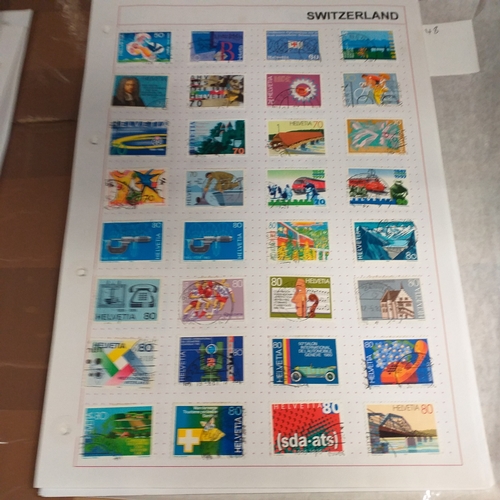 296 - Switzerland a nice collection on approx 40 album sheets, from early to late 1990's, includes a good ... 