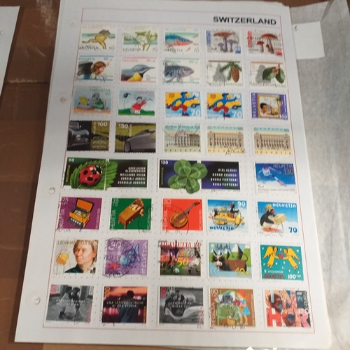 296 - Switzerland a nice collection on approx 40 album sheets, from early to late 1990's, includes a good ... 