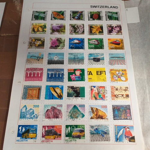 296 - Switzerland a nice collection on approx 40 album sheets, from early to late 1990's, includes a good ... 