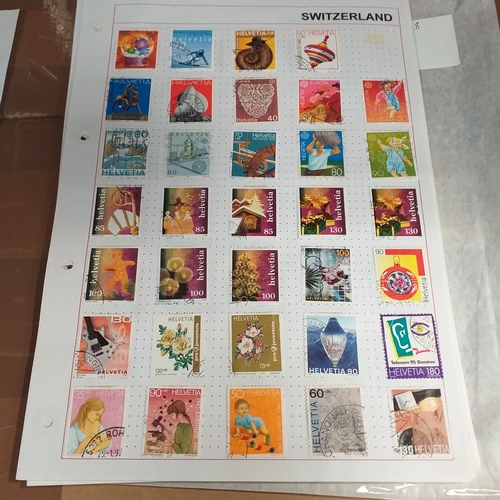 296 - Switzerland a nice collection on approx 40 album sheets, from early to late 1990's, includes a good ... 