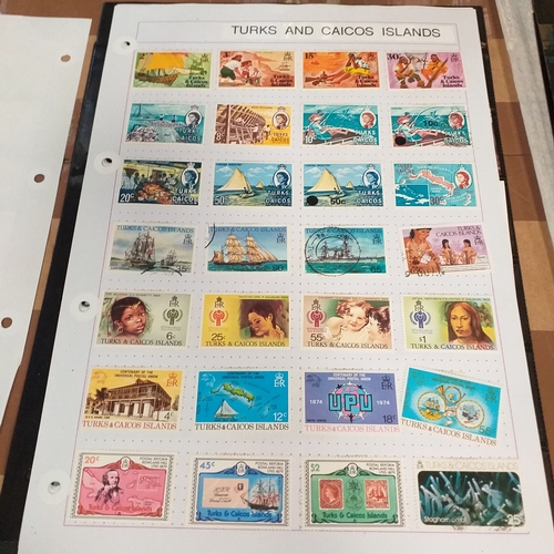 302 - Turks & Caicos Islands small collection on 10 album pages / stock cards, mint and used QV values to ... 