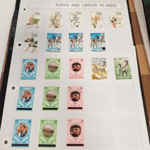 302 - Turks & Caicos Islands small collection on 10 album pages / stock cards, mint and used QV values to ... 