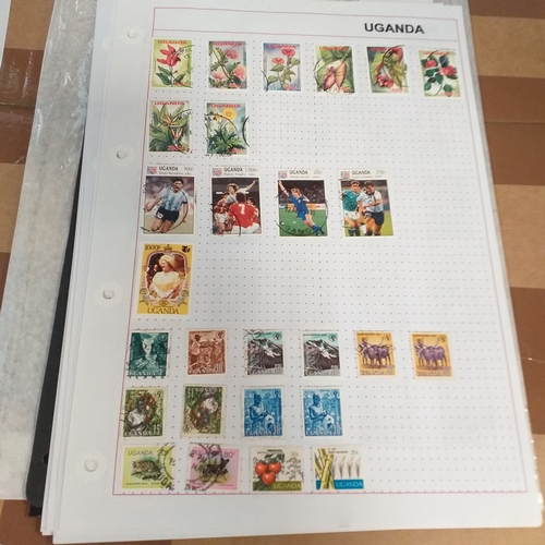 303 - Uganda small collection of QE2 from independence to 2008 approx, mostly good to fine use.