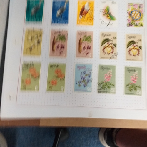 303 - Uganda small collection of QE2 from independence to 2008 approx, mostly good to fine use.