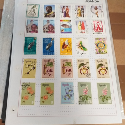 303 - Uganda small collection of QE2 from independence to 2008 approx, mostly good to fine use.