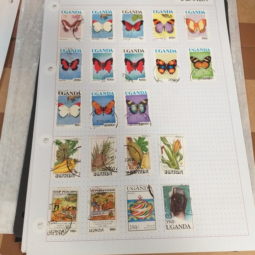 303 - Uganda small collection of QE2 from independence to 2008 approx, mostly good to fine use.