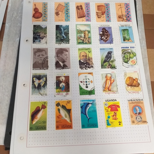 303 - Uganda small collection of QE2 from independence to 2008 approx, mostly good to fine use.