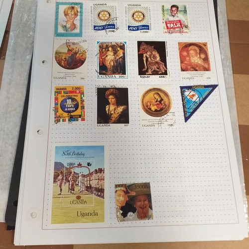 303 - Uganda small collection of QE2 from independence to 2008 approx, mostly good to fine use.