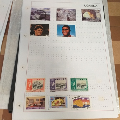 303 - Uganda small collection of QE2 from independence to 2008 approx, mostly good to fine use.