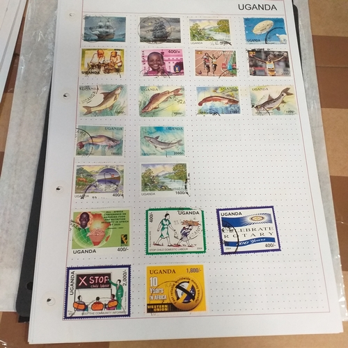 303 - Uganda small collection of QE2 from independence to 2008 approx, mostly good to fine use.