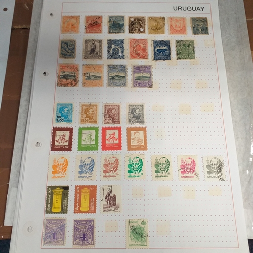 304 - Uruguay, small collection on 11 album sheets of mainly early to 1960's issues, mostly used but a cle... 