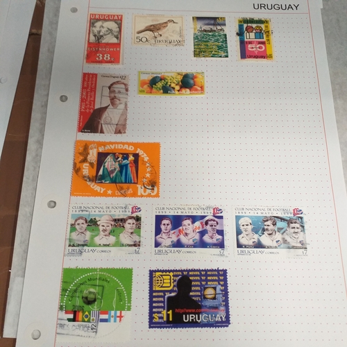 304 - Uruguay, small collection on 11 album sheets of mainly early to 1960's issues, mostly used but a cle... 