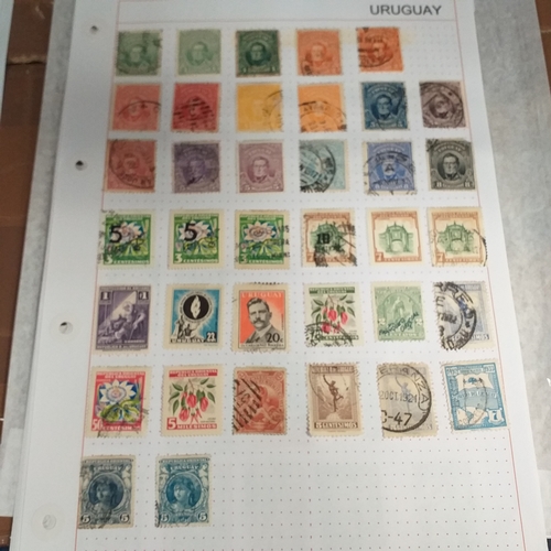 304 - Uruguay, small collection on 11 album sheets of mainly early to 1960's issues, mostly used but a cle... 