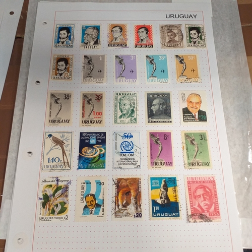 304 - Uruguay, small collection on 11 album sheets of mainly early to 1960's issues, mostly used but a cle... 
