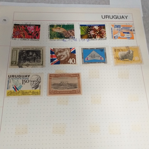 304 - Uruguay, small collection on 11 album sheets of mainly early to 1960's issues, mostly used but a cle... 