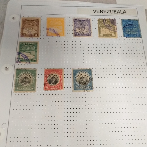 305 - Venezuela, small collection on 13 album sheets, from early issues (good selection of overprints) bul... 