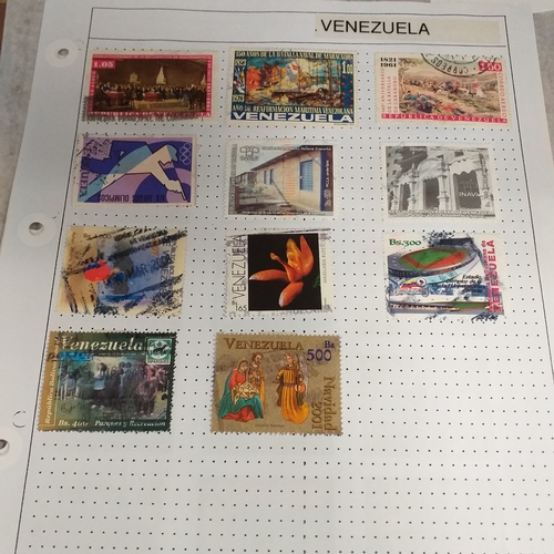 305 - Venezuela, small collection on 13 album sheets, from early issues (good selection of overprints) bul... 