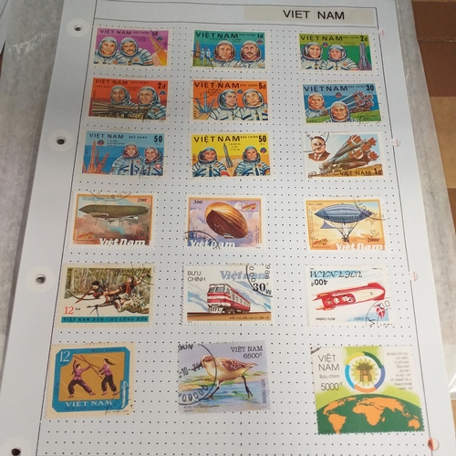 306 - Vietnam collection on approx 20 album pages, mostly used (some issues CTO) strong thematic interest.