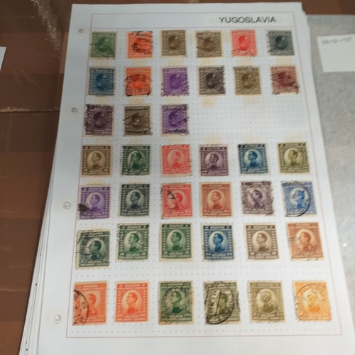 307 - Yugoslavia collection on 20+ album sheets from early (1916) to late 1970's, mainly used, strong them... 