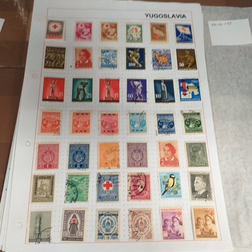 307 - Yugoslavia collection on 20+ album sheets from early (1916) to late 1970's, mainly used, strong them... 