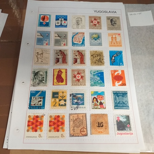 307 - Yugoslavia collection on 20+ album sheets from early (1916) to late 1970's, mainly used, strong them... 