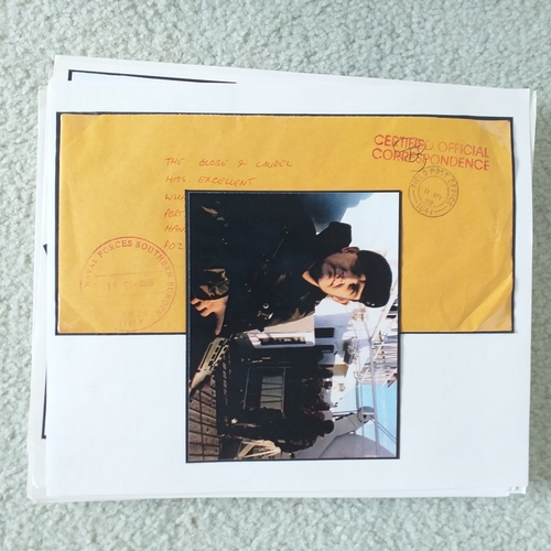 102 - GB.  Well written up 'Royal Marines' postal history collection on 50+ pages with mail from Royal Mar... 