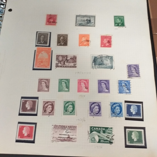 177 - Canada mint and used collection from early to 1971 on album pages and 1972 - 1996 approximately in a... 
