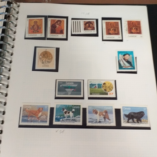 177 - Canada mint and used collection from early to 1971 on album pages and 1972 - 1996 approximately in a... 