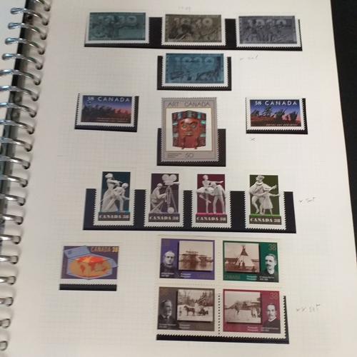 177 - Canada mint and used collection from early to 1971 on album pages and 1972 - 1996 approximately in a... 