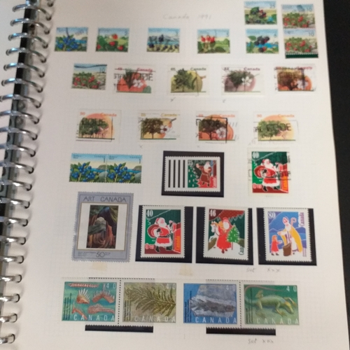 177 - Canada mint and used collection from early to 1971 on album pages and 1972 - 1996 approximately in a... 