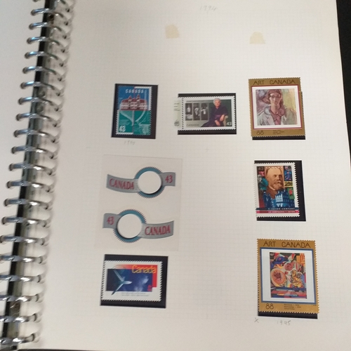 177 - Canada mint and used collection from early to 1971 on album pages and 1972 - 1996 approximately in a... 