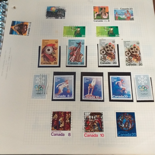 177 - Canada mint and used collection from early to 1971 on album pages and 1972 - 1996 approximately in a... 