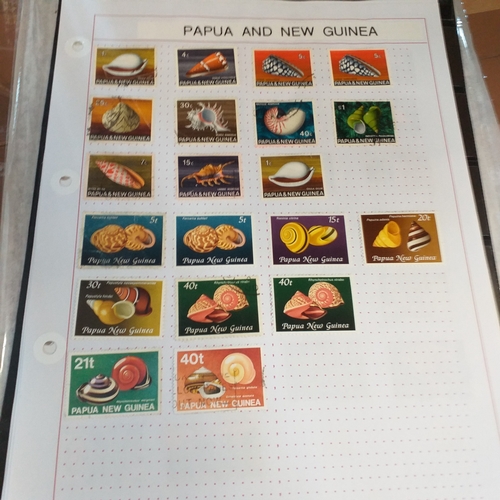 268 - Papua New Guinea small selection on 10 album pages / stock cards, mint and used with a good selectio... 