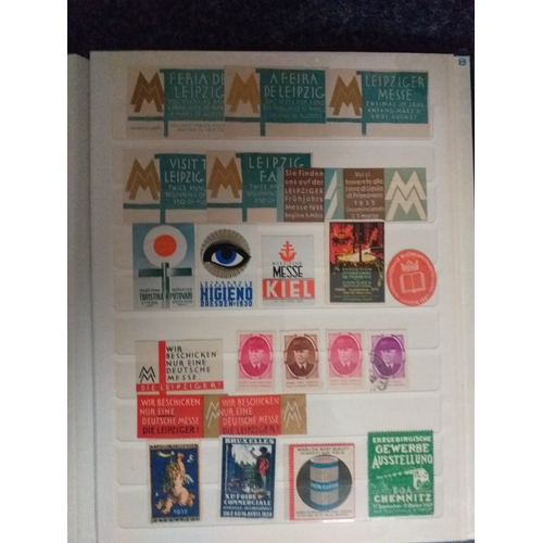 149 - Collection in 2 large stock books from around the World of Cinderella's, principally GB and Europe (... 