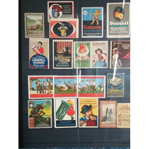 149 - Collection in 2 large stock books from around the World of Cinderella's, principally GB and Europe (... 