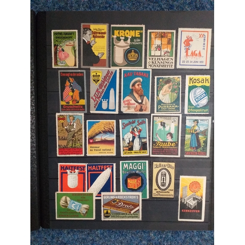 149 - Collection in 2 large stock books from around the World of Cinderella's, principally GB and Europe (... 