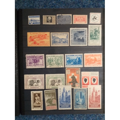 149 - Collection in 2 large stock books from around the World of Cinderella's, principally GB and Europe (... 