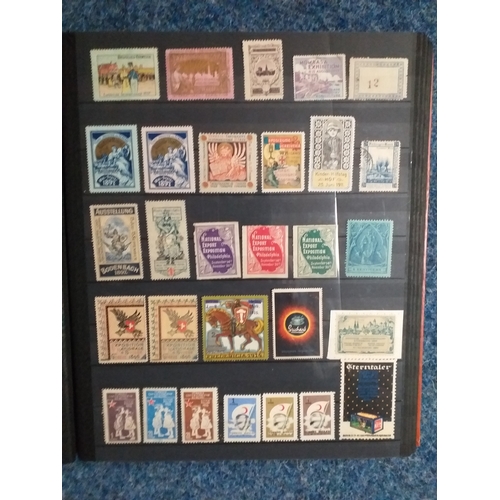 149 - Collection in 2 large stock books from around the World of Cinderella's, principally GB and Europe (... 