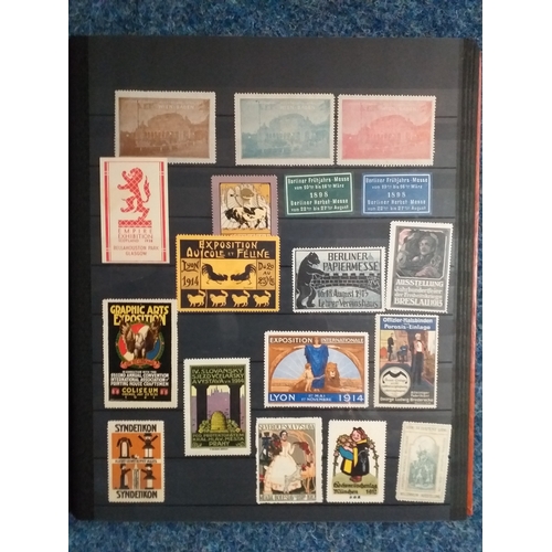 149 - Collection in 2 large stock books from around the World of Cinderella's, principally GB and Europe (... 